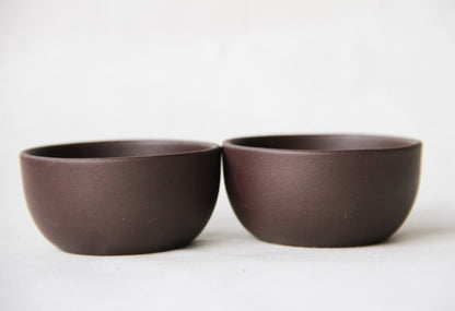 2pcs Chinese Yixing Purple Clay Zi Ni Zisha Tea Cup 50cc Real Nature Zisha Clay