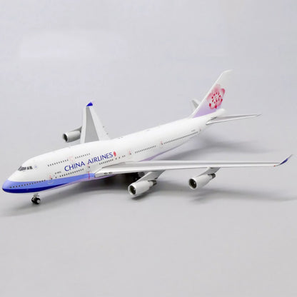 20cm Alloy 1/350 Scale China Airlines B747 Aircraft Model Display Gift