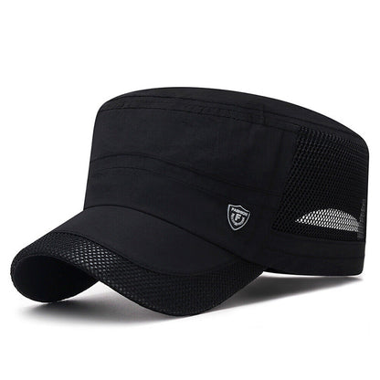 Summer Men's Mesh Flat Cap Army Hat Cadet Castro Military Patrol Baseball Casu