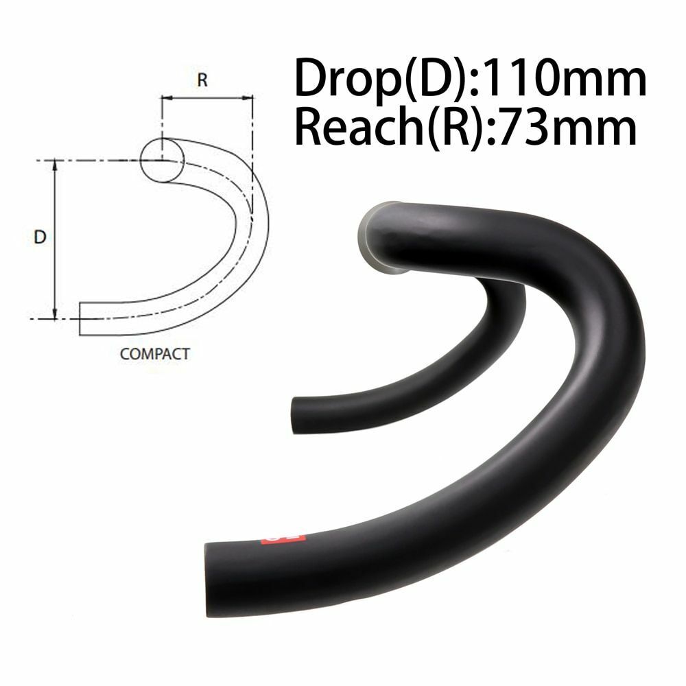 Bike Handlebar Carbon Fiber Gravel Big Flare Bar Cycle Cross Road 400/420/440mm