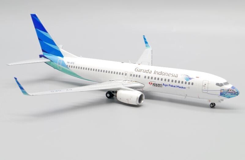 1:200 JC Wings Garuda Indonesia BOEING 737-800 Passenger Aircraft Diecast Model