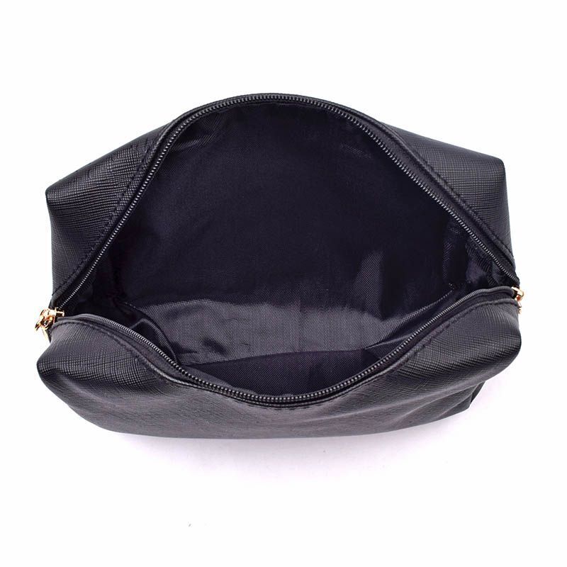 Makeup Bag Cosmetic Organizer Zipper Toiletry Pouch Traveling Case Accessories