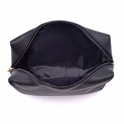 Makeup Bag Cosmetic Organizer Zipper Toiletry Pouch Traveling Case Accessories