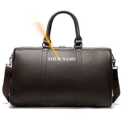 100%Genuine Leather Travel Bag Carry-on Hand Luggage Bags Shoulder Bag Big Totes