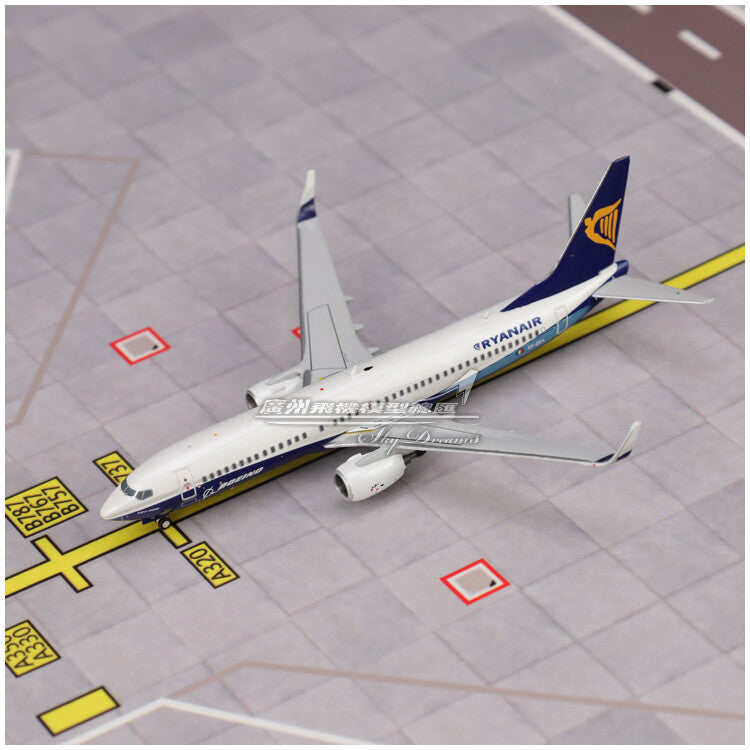 1:400 JC Wings RYANAIR Boeing 737-800 Passenger Plane Diecast Aircraft Model