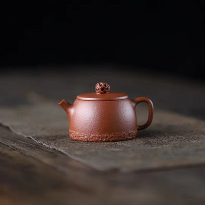 110cc Yixing Zisha Purple Clay Jiangponi Handmade Eggshell Teapot Collection Pot