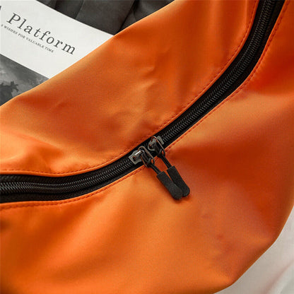 Oxford Cloth Shoulder Bag Solid Color Tote Bag Large-capacity Dumpling Bag