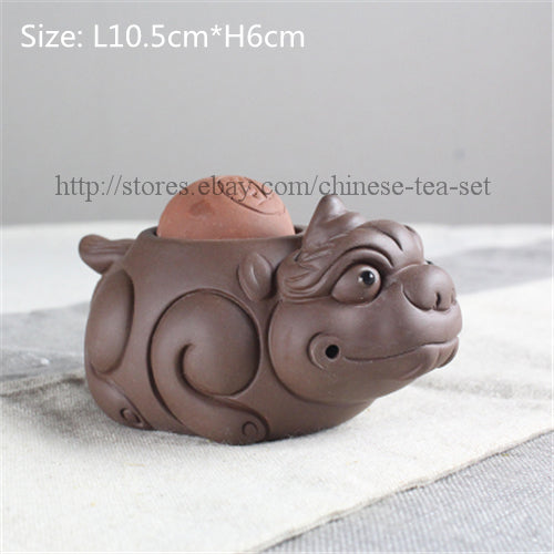 China Novelty Tea Play Statue Pee Doll Smile Buddha Monk Wealth Bring Tea Pet