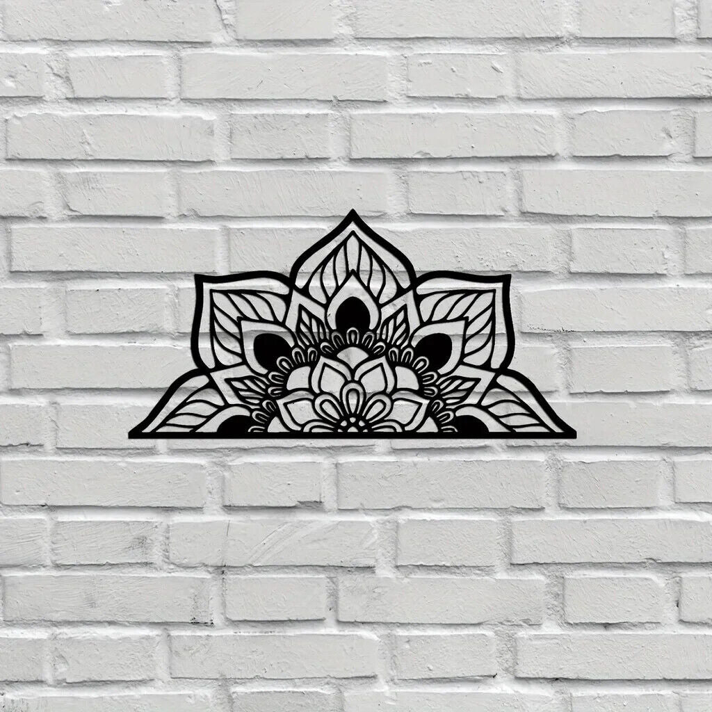 1pc Large Metal Mandala Wall Decor Unique Lotus Flower Wall Art wall hanging