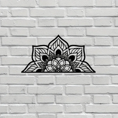 1pc Large Metal Mandala Wall Decor Unique Lotus Flower Wall Art wall hanging