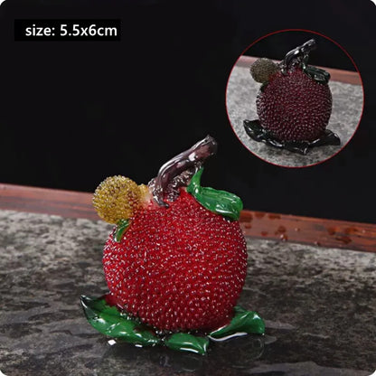 Fruit Model Color-changing Tea Pet Creative Resin Tea Table Decoration CutePot