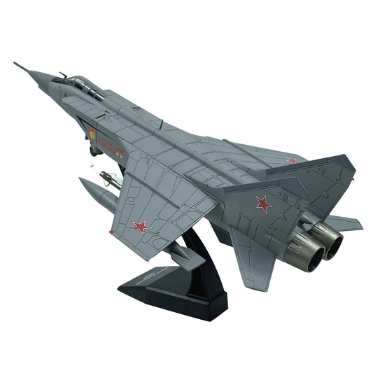 1/72 Scale MiG-31 Interceptor Aircraft Supersonic Fighter Metal Model Plane