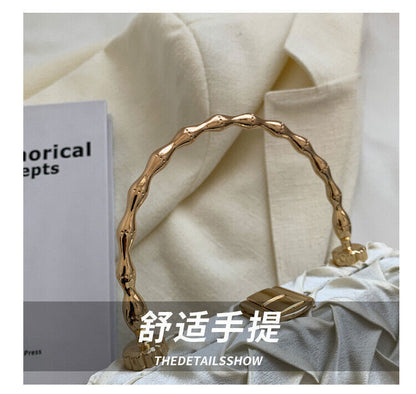 New fashion casual woven personality niche handheld crossbody box bag