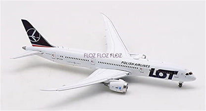 JC Wings LOT POLISH AIRLINES for BOEING 787-9 SP-LSA FLAPS DOWN 1/400 model