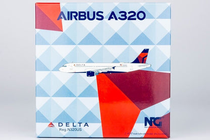 1:400 NG Model DELTA AIRBUS A320 Passenger Aircraft Plane Diecast Airplane Model