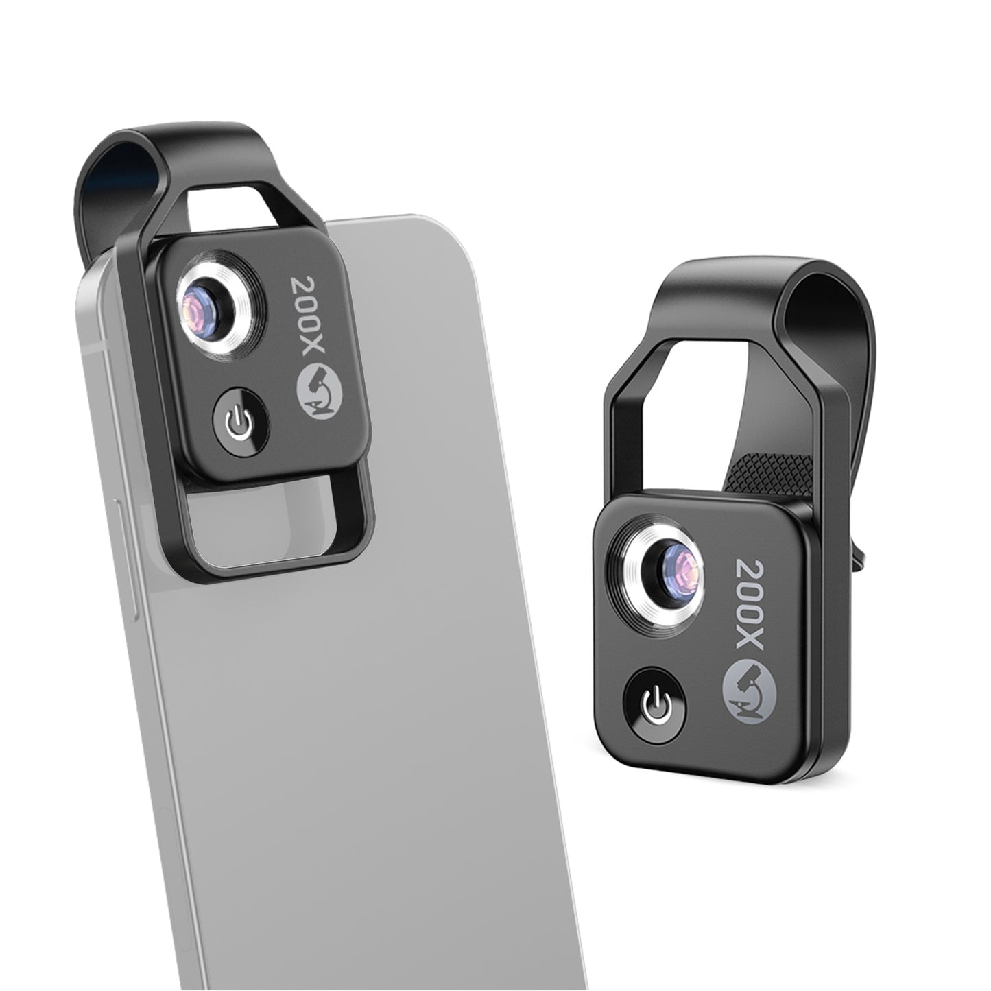 APEXEL 200X with CPL Phone Microscope with LED Light/Clip for IPhone and Android