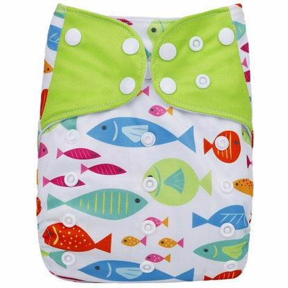 Cloth Diapers Reusable Adjustable Baby Nappies Washable Newborn Training Pants