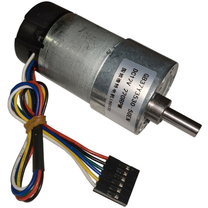 12V 220RPM Gear Motor with Encoder GB37Y3530-50EN
