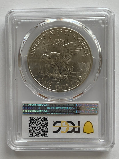 1971 S Dwight D. Eisenhower IKE Silver Dollar $1 Coin PCGS MS65 GEM Moon Landing
