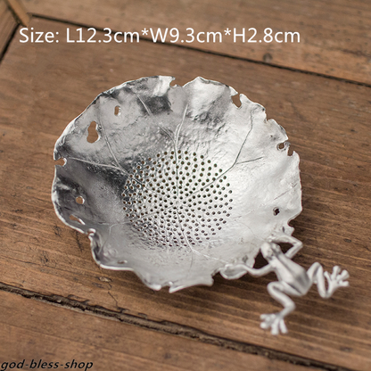Pure Tin Filter Net Chinese Tea Set Accessories Tea Strainer Creative Net New