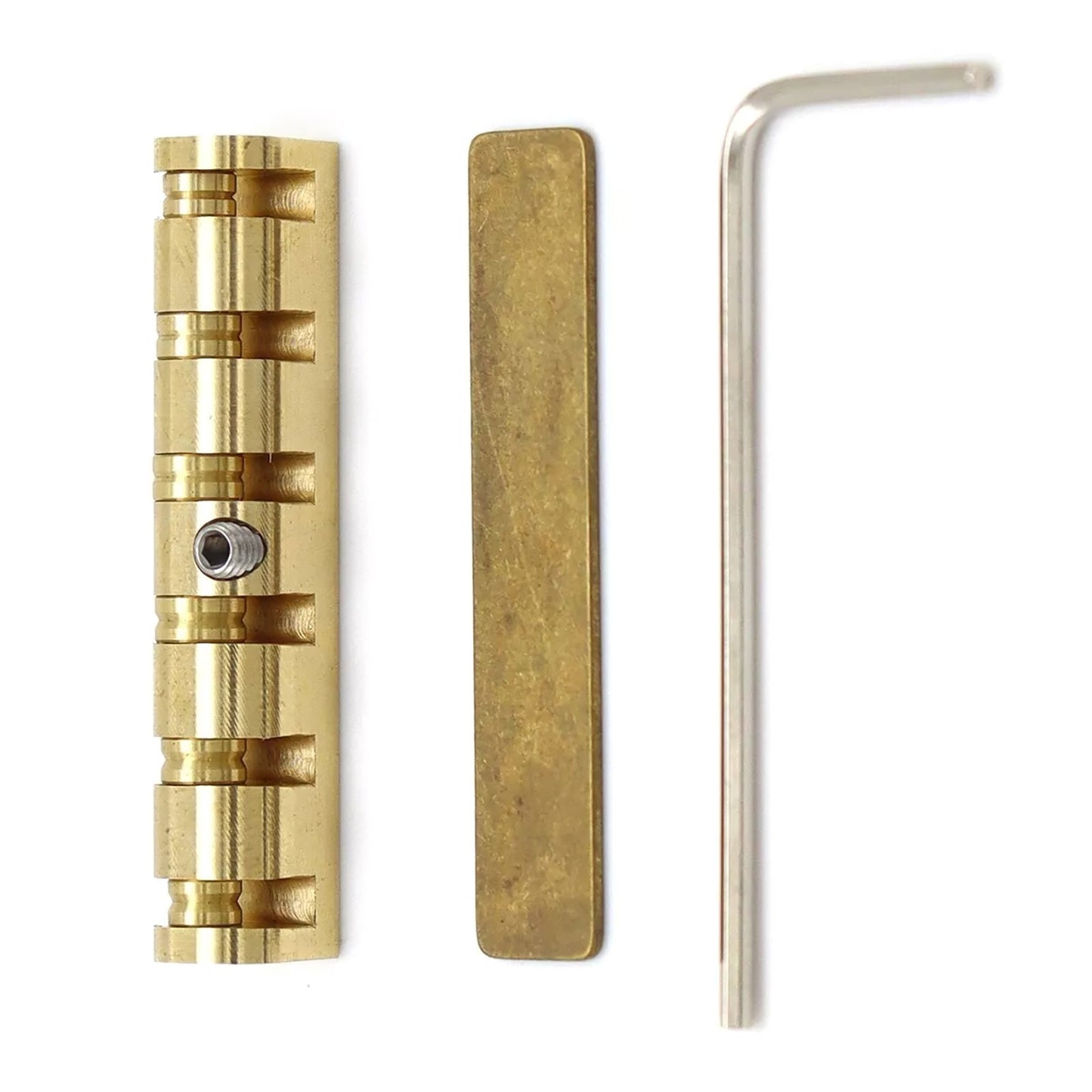 1PC 43mm Height Adjustable Brass Roller Guitar Nut For LP/SG/ES Standard/Custom