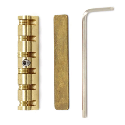 1PC 43mm Height Adjustable Brass Roller Guitar Nut For LP/SG/ES Standard/Custom