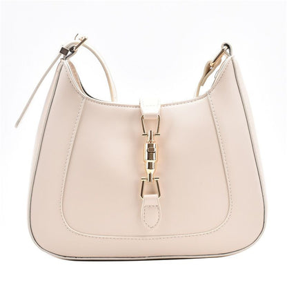 Hasp Lock Underarm Textured French Shoulder Bag 26*6*21 CM Polyester Purse 1 PC