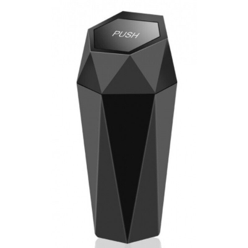 Portable Car Trash Can Dustbin with Lid Garbage Cup Holder Auto Leak Proof Bin