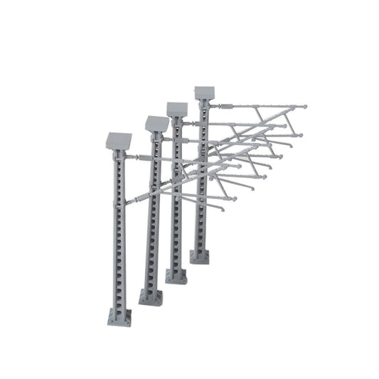 Yao's Studio 1/87 High Voltage Utility PoleN Scale Model Railroad Display ColorB