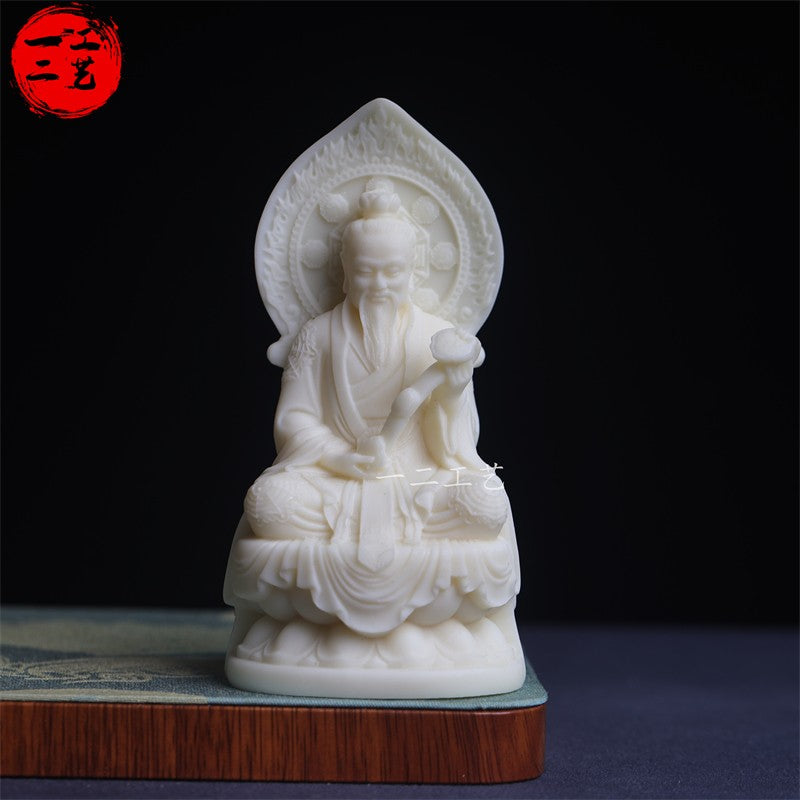 3 PC 5" Resin Three Pure Ones Statue Taoist Trinity Pristine Divine Gods Home