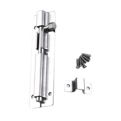 2/3/4/5" Stainless Door Latch Sliding Bolt Latch Hasp Staple Gate Safety Lock