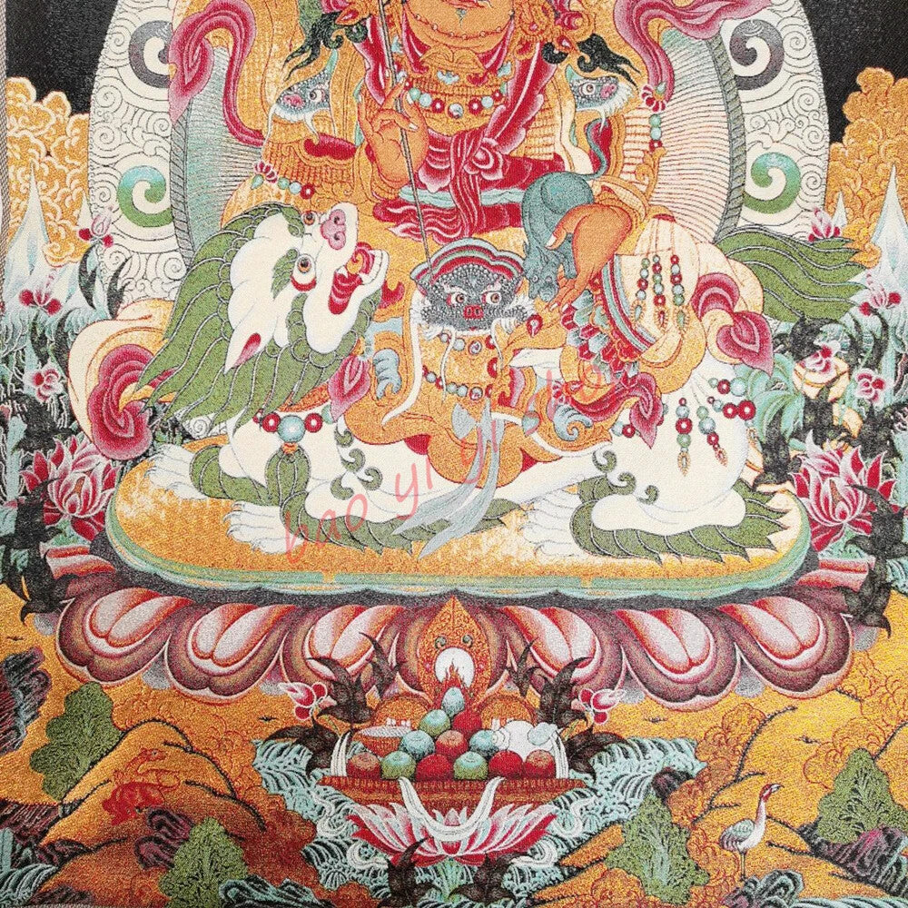 Religious Thangka Decorative Portraits The King of Wealth Recruit Wealth Mascot