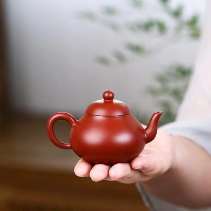 Tea Pot 100ml Real Yixing Zisha Dahongpao Clay Marked 7 Infuser Holes Master Pot