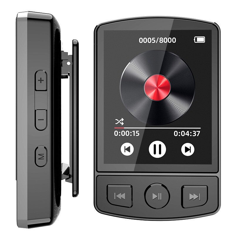 Bluetooth Sports Back Clip MP3/MP4 Recording E-Book Alarm Clock FM Supports