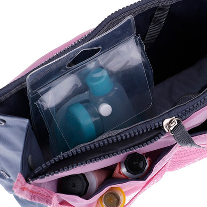 Organizer Insert Bag Folding Storage Handbag Travelling Cosmetic Bag 28*16.5*9CM