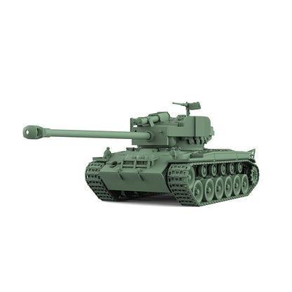 1/160 N SCALE Railway Military Model Kit US T26E4 M26 Super Pershing Heavy Tank