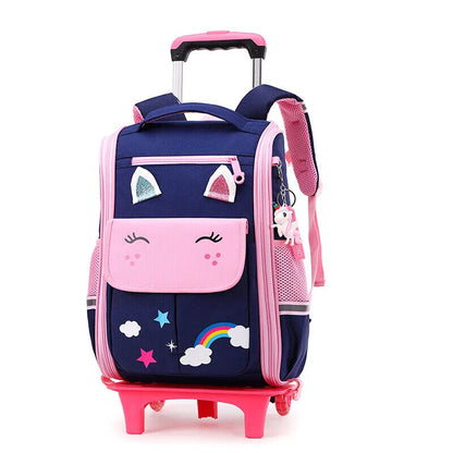 School Wheeled Backpack Girls School Bags School Backpack Wheeled Backpack Bag