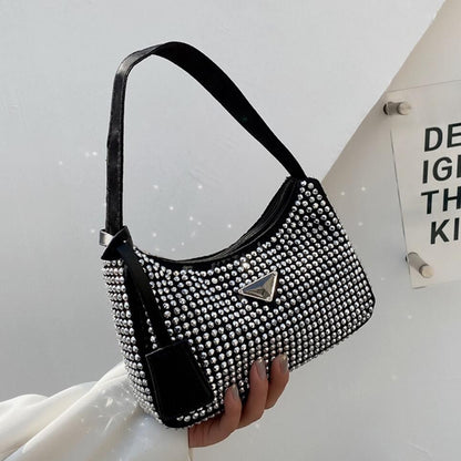 Leather Underarm Shoulder Bag Fashion Small Purse Handbag Tote Bag 15*23*6CM 1PC