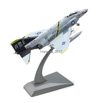 1:100 McDonnell-Douglas F-4C Phahtom Fighter Plane Model Diecast Airplane Model