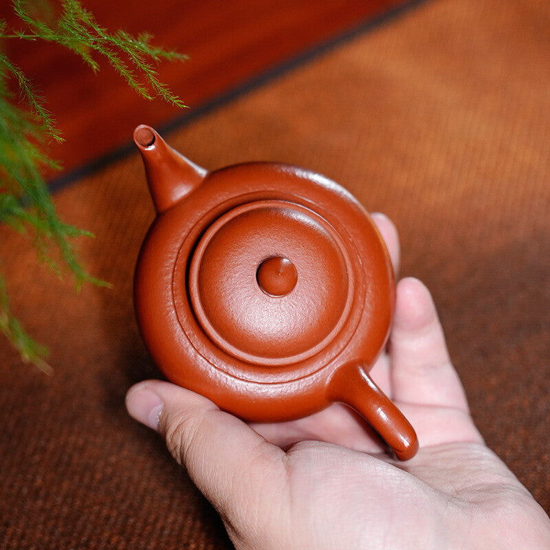 Real Yixing Zisha Zhu Clay Marked Tea Pot 110ml Small Kungfu Handmade Master Pot