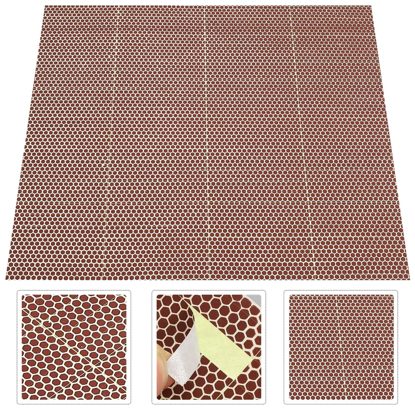 Matchstick Sheet 2 Sets Match Striker Paper DIY Honeycomb Peel Adhesive Stickers