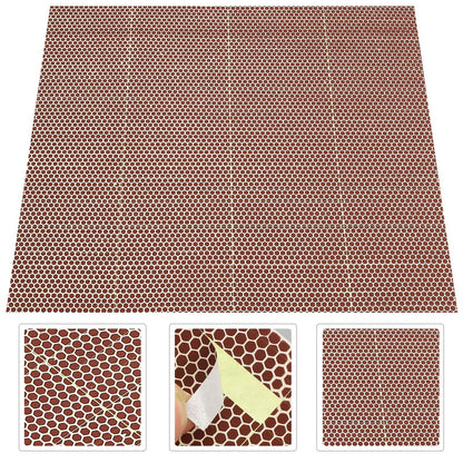 Matchstick Sheet 2 Sets Match Striker Paper DIY Honeycomb Peel Adhesive Stickers
