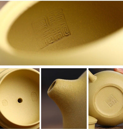yixing zisha duan clay tea pot marked on sales master xishi pot 230ml 9 holes