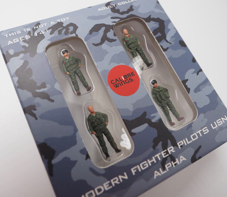 Calibre wings MODERN FIGHTER PILOTS USN ALPHA 1/72 Finished 4 figures model