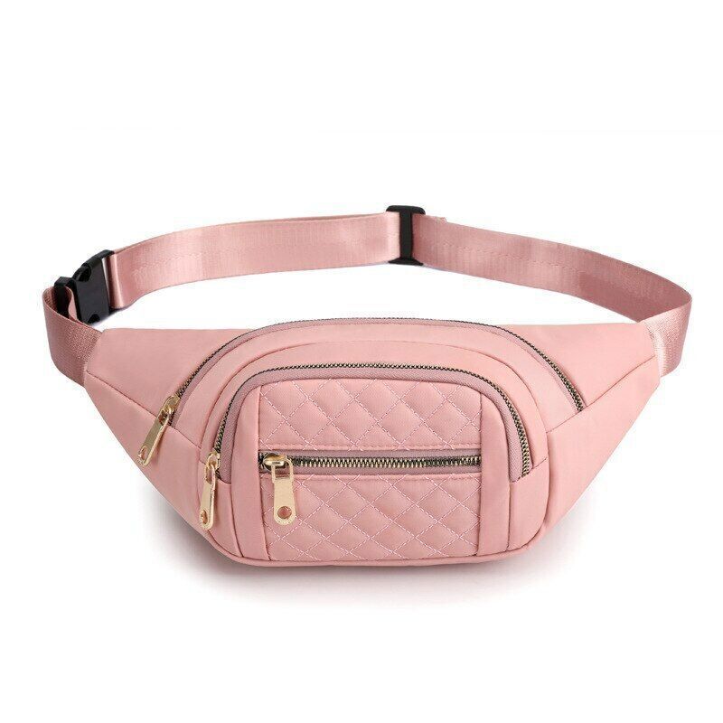 Oxford Cloth Waterproof Belt Bags Crossbody Chest Bag Fashion Banana Hip Purse