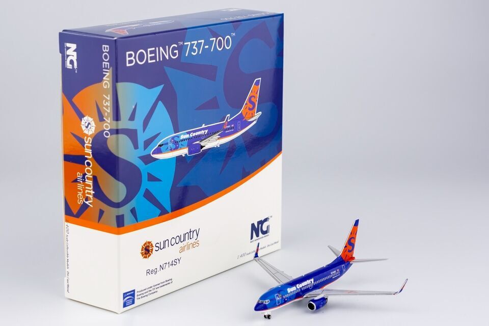 1:400 NG Model Sun Country BOEING 737-700 Passenger Airplane Diecast Plane Model