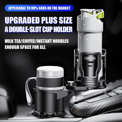 Multi functional car cup holder, car beverage holder, size with switch lock