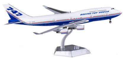 1:200 SQ Wings Boeing B747-400 N747ER Passenger Airplane Diecast Plane Model