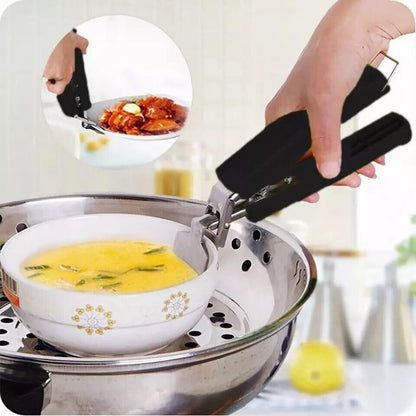 Soporte Sostenedor de Olla Herramienta Seguridad de Quemaduras Pinza Para Cocina