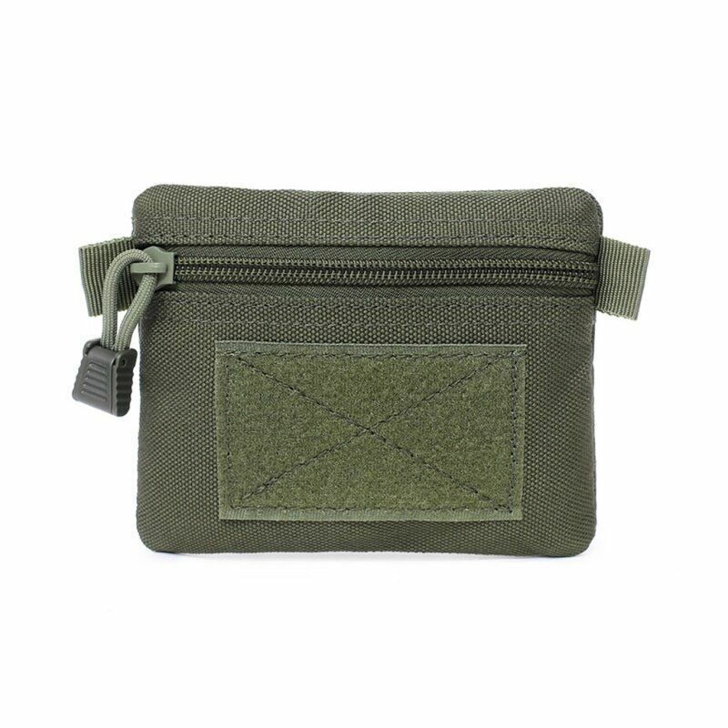 Outdoor Bag Multifunction Key Card Case Coin Purse Outdoor Tactical Zipper Nylon